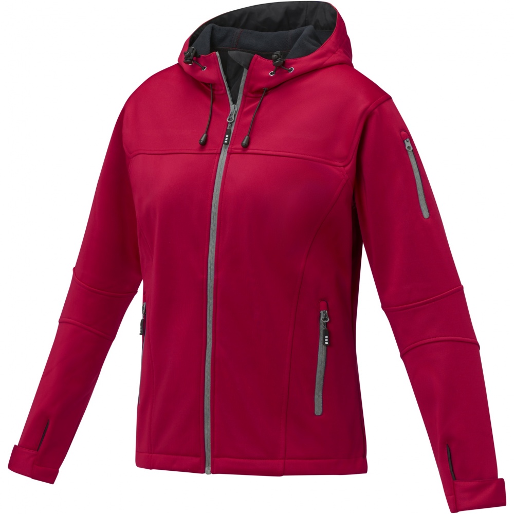 Logo trade promotional merchandise image of: Match women's softshell jacket