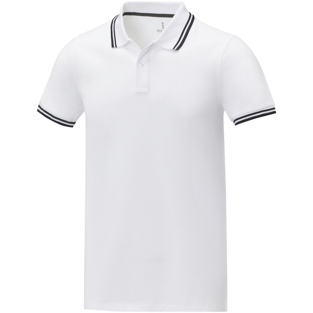 Logotrade promotional product picture of: Amarago short sleeve men's tipping polo