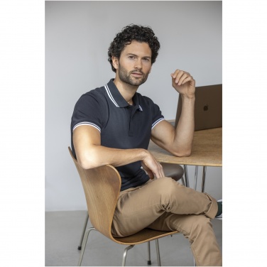 Logotrade promotional merchandise image of: Amarago short sleeve men's tipping polo