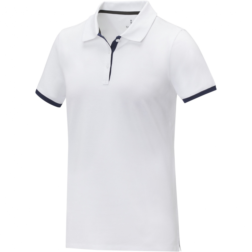 Logo trade promotional item photo of: Morgan short sleeve women's duotone polo