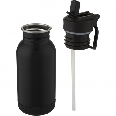 Logotrade promotional items photo of: Lina 400 ml stainless steel sport bottle with straw and loop
