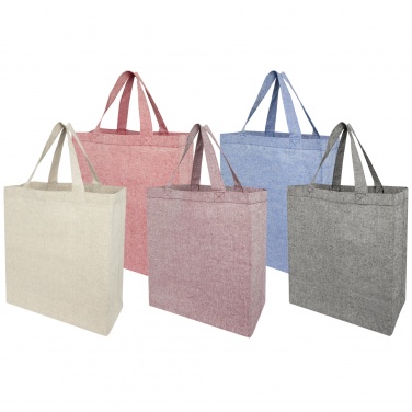 Logo trade promotional items picture of: Pheebs 150 g/m² recycled gusset tote bag 13L