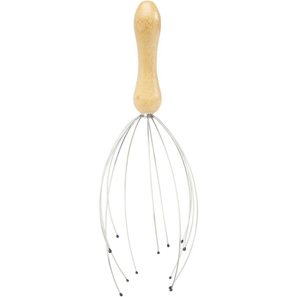 Logotrade promotional items photo of: Hator bamboo head massager