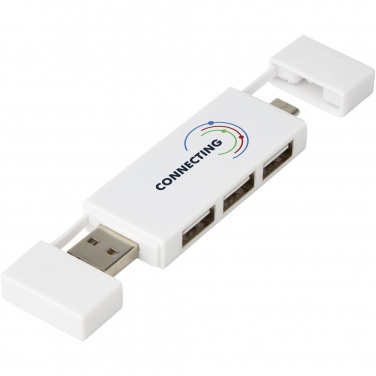 Logo trade corporate gifts picture of: Mulan dual USB 2.0 hub