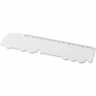 Logo trade promotional items picture of: Tait 15 cm lorry-shaped recycled plastic ruler