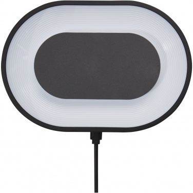 Logo trade promotional items image of: Ray wireless charging pad with RGB mood light