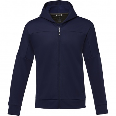 Logo trade promotional giveaways image of: Nubia men's performance full zip knit jacket