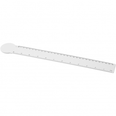 Logo trade advertising product photo of: Tait 30cm circle-shaped recycled plastic ruler