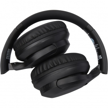 Logo trade promotional merchandise image of: Loop recycled plastic Bluetooth® headphones
