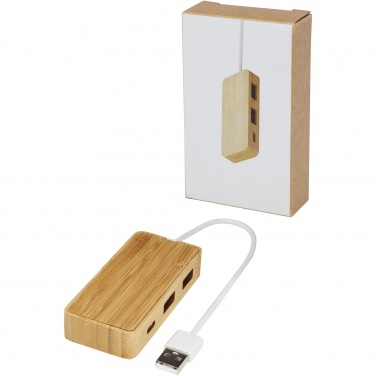 Logotrade advertising product image of: Tapas bamboo USB hub
