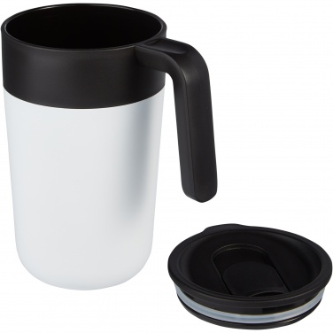 Logo trade promotional giveaway photo of: Nordia 400 ml double-wall recycled mug