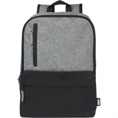 Logo trade promotional gifts image of: Reclaim 15" GRS recycled two-tone laptop backpack 14L