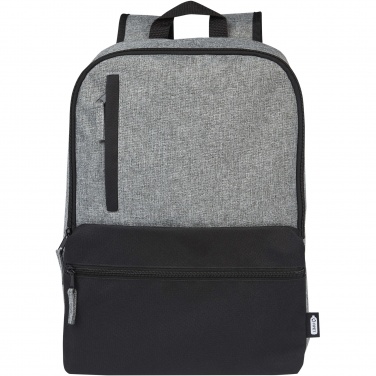 Logo trade promotional gift photo of: Reclaim 15" GRS recycled two-tone laptop backpack 14L