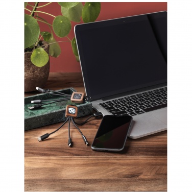 Logotrade business gift image of: SCX.design C19 wooden easy to use cable