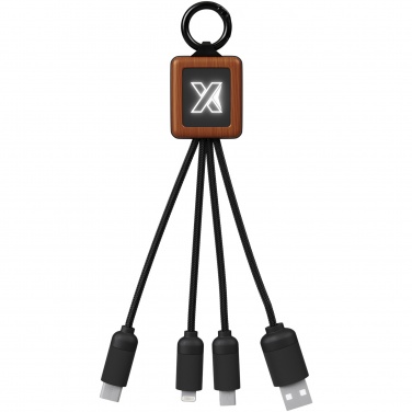 Logotrade promotional products photo of: SCX.design C19 wooden easy to use cable