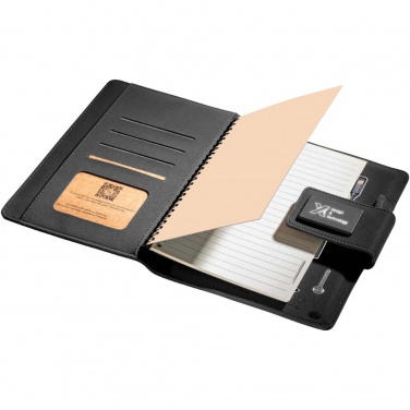 Logo trade promotional product photo of: SCX.design O16 A5 light-up notebook power bank