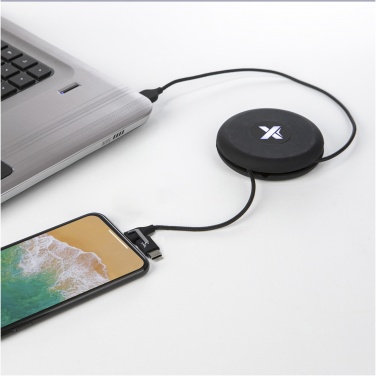 Logo trade promotional items picture of: SCX.design C18 3-in-1 travel light-up cable