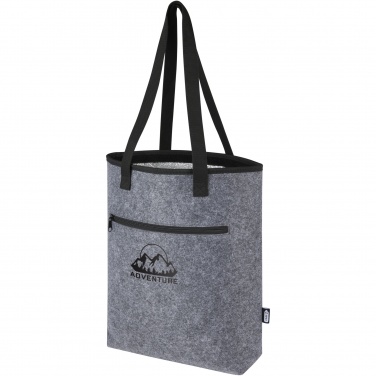Logo trade promotional giveaways image of: Felta GRS recycled felt cooler tote bag 12L