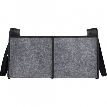 Logo trade business gifts image of: Felta GRS recycled felt foldable car organiser
