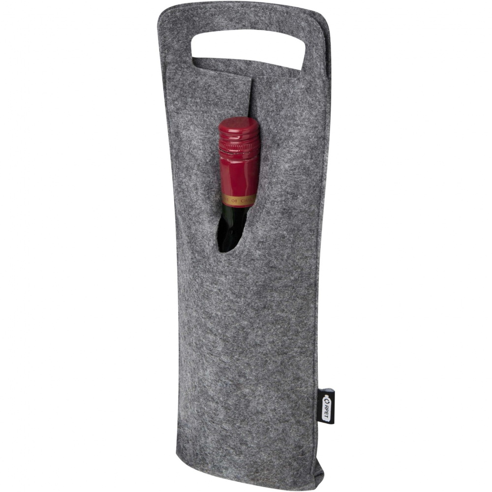 Logotrade business gifts photo of: Felta 75 cl GRS recycled felt wine bag