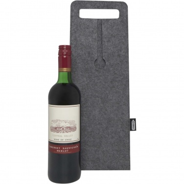 Logotrade promotional item image of: Felta 75 cl GRS recycled felt wine bag