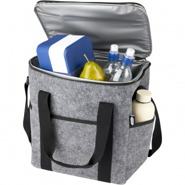 Logotrade promotional item picture of: Felta GRS recycled felt bottle cooler bag 21L
