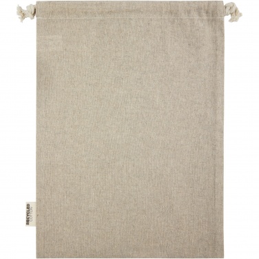 Logo trade promotional giveaways picture of: Pheebs 150 g/m² GRS recycled cotton gift bag large 4L