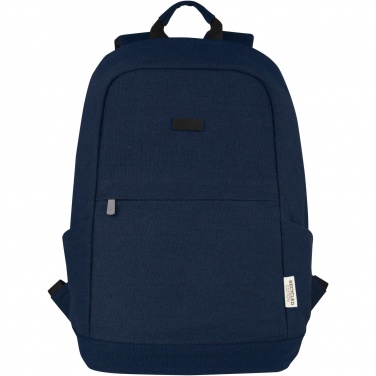 Logotrade promotional giveaway picture of: Joey 15.6" GRS recycled canvas anti-theft laptop backpack 18L