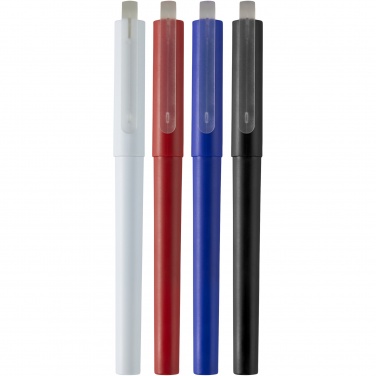Logo trade promotional gift photo of: Mauna recycled PET gel rollerball pen