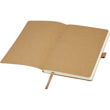 Logotrade advertising products photo of: Kilau recycled leather notebook 