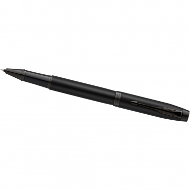 Logo trade promotional merchandise photo of: Parker IM achromatic ballpoint and rollerball pen set with gift box