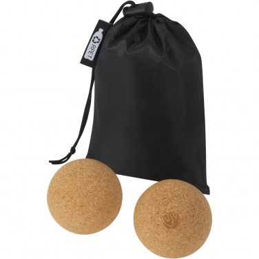 Logo trade corporate gifts image of: Trikona cork yoga ball