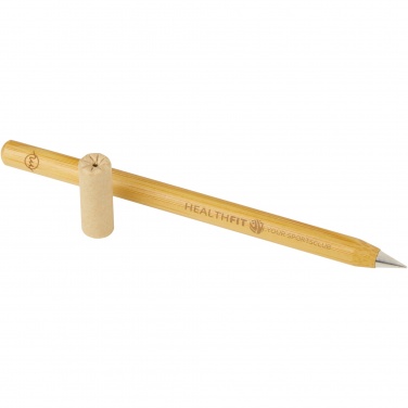 Logo trade promotional merchandise picture of: Perie bamboo inkless pen