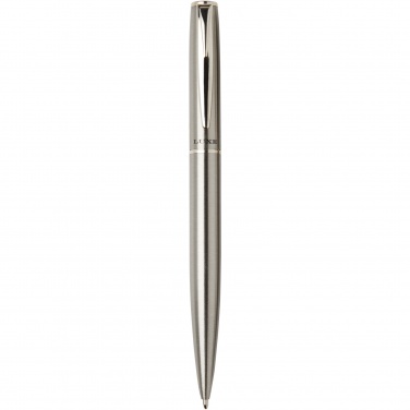 Logo trade corporate gifts picture of: Didimis recycled stainless steel ballpoint and rollerball pen set