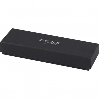 Logo trade advertising products picture of: Lucetto recycled aluminium ballpoint and rollerball pen gift set