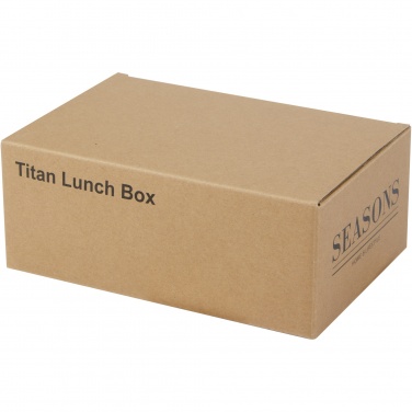 Logotrade corporate gift picture of: Titan recycled stainless steel lunch box