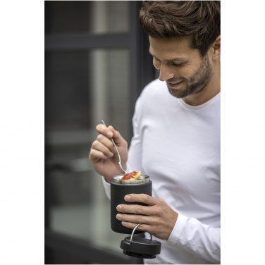 Logo trade promotional merchandise picture of: Doveron 500 ml recycled stainless steel insulated lunch pot