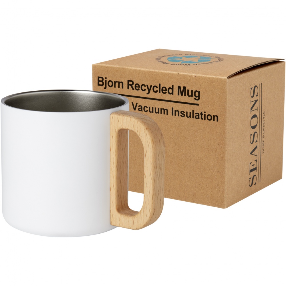 Logotrade corporate gifts photo of: Bjorn 360 ml RCS certified recycled stainless steel mug with copper vacuum insulation