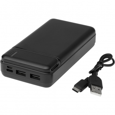 Logo trade corporate gifts image of: Loop 20.000 mAh recycled plastic power bank 