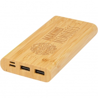 Logotrade promotional merchandise photo of: Tulda 10.000 mAh bamboo power bank