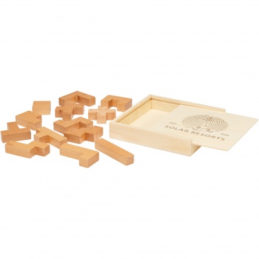 Logotrade promotional giveaway image of: Bark wooden puzzle