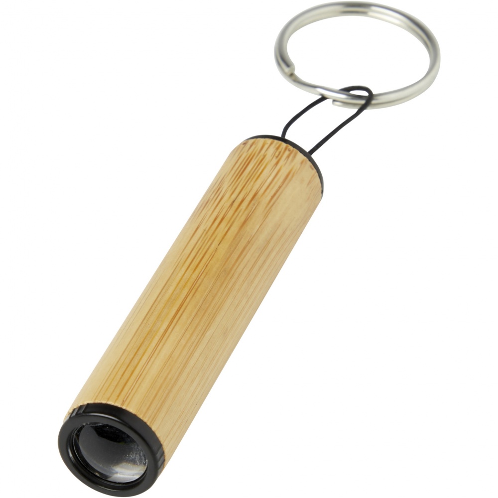 Logo trade promotional products picture of: Cane bamboo key ring with light