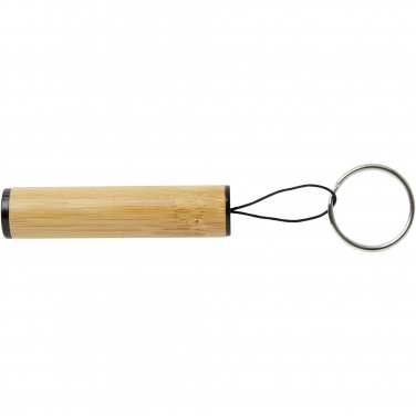 Logo trade corporate gift photo of: Cane bamboo key ring with light