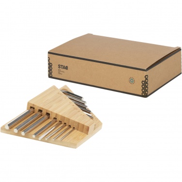 Logo trade corporate gift photo of: Allen bamboo hex key tool set