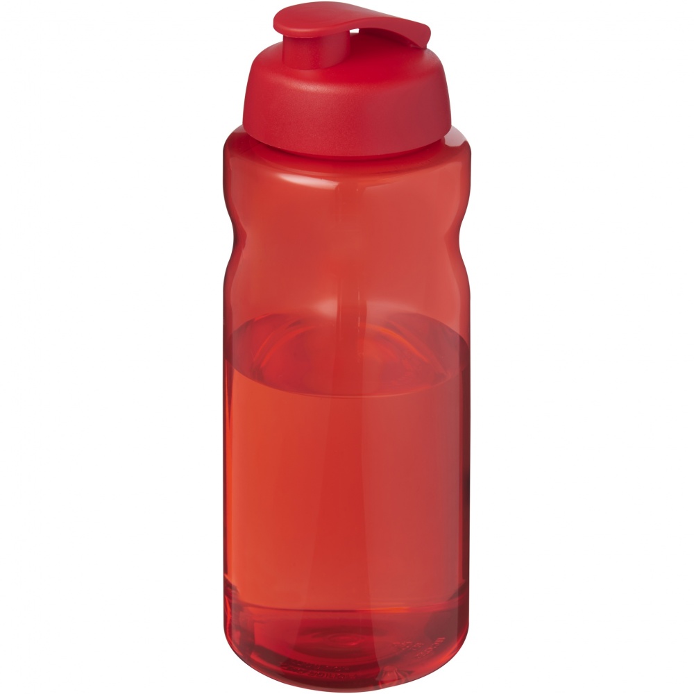 Logo trade promotional gifts image of: H2O Active® Eco Big Base 1 litre flip lid sport bottle