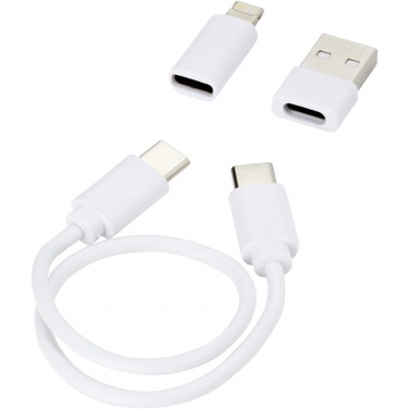 Logo trade promotional product photo of: Whiz recycled plastic modular charging cable 
