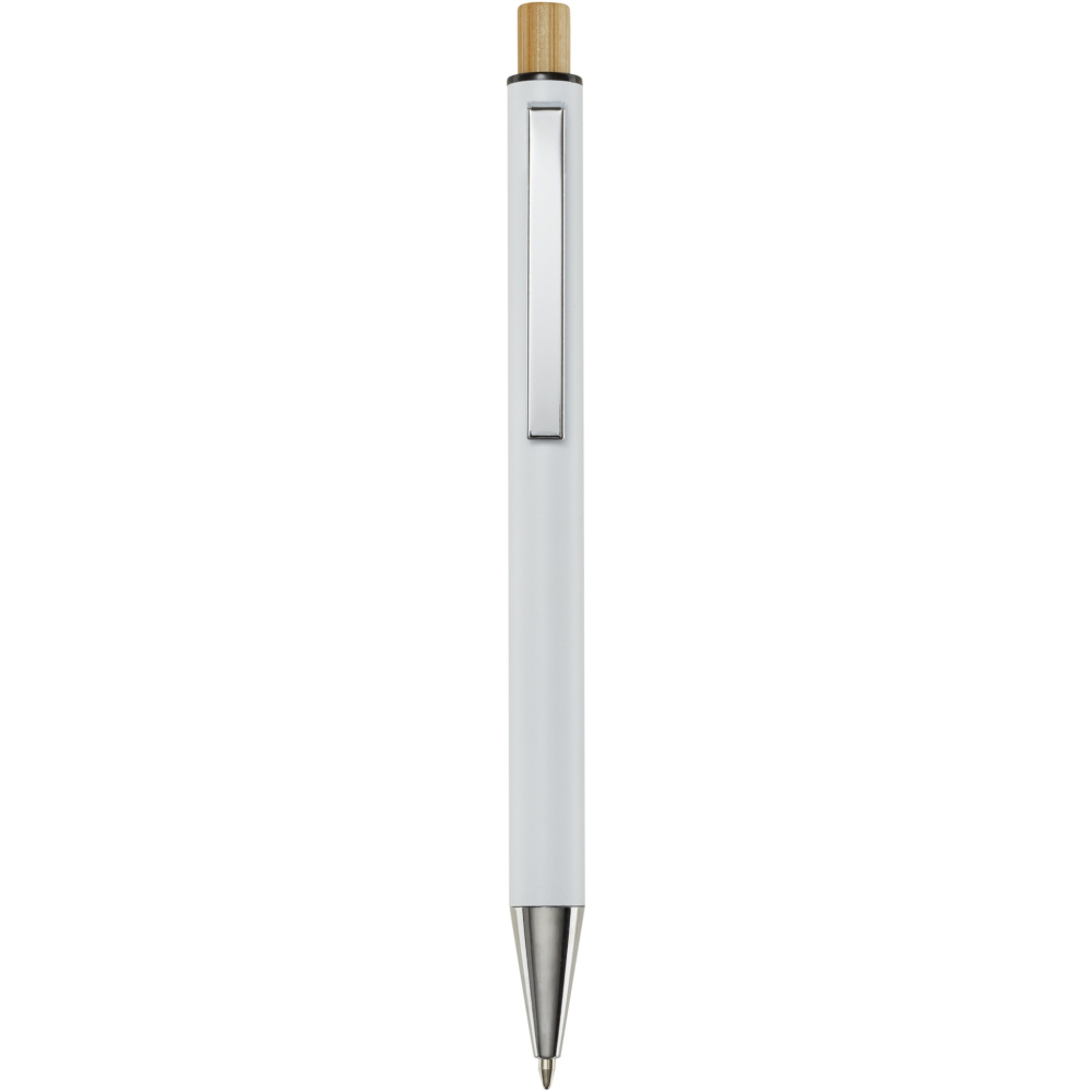 Logotrade promotional merchandise image of: Cyrus recycled aluminium ballpoint pen (black ink)