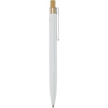 Logo trade promotional merchandise image of: Nooshin recycled aluminium ballpoint pen (black ink)