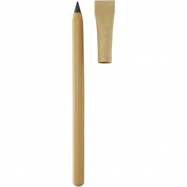 Logo trade corporate gifts image of: Seniko bamboo inkless pen