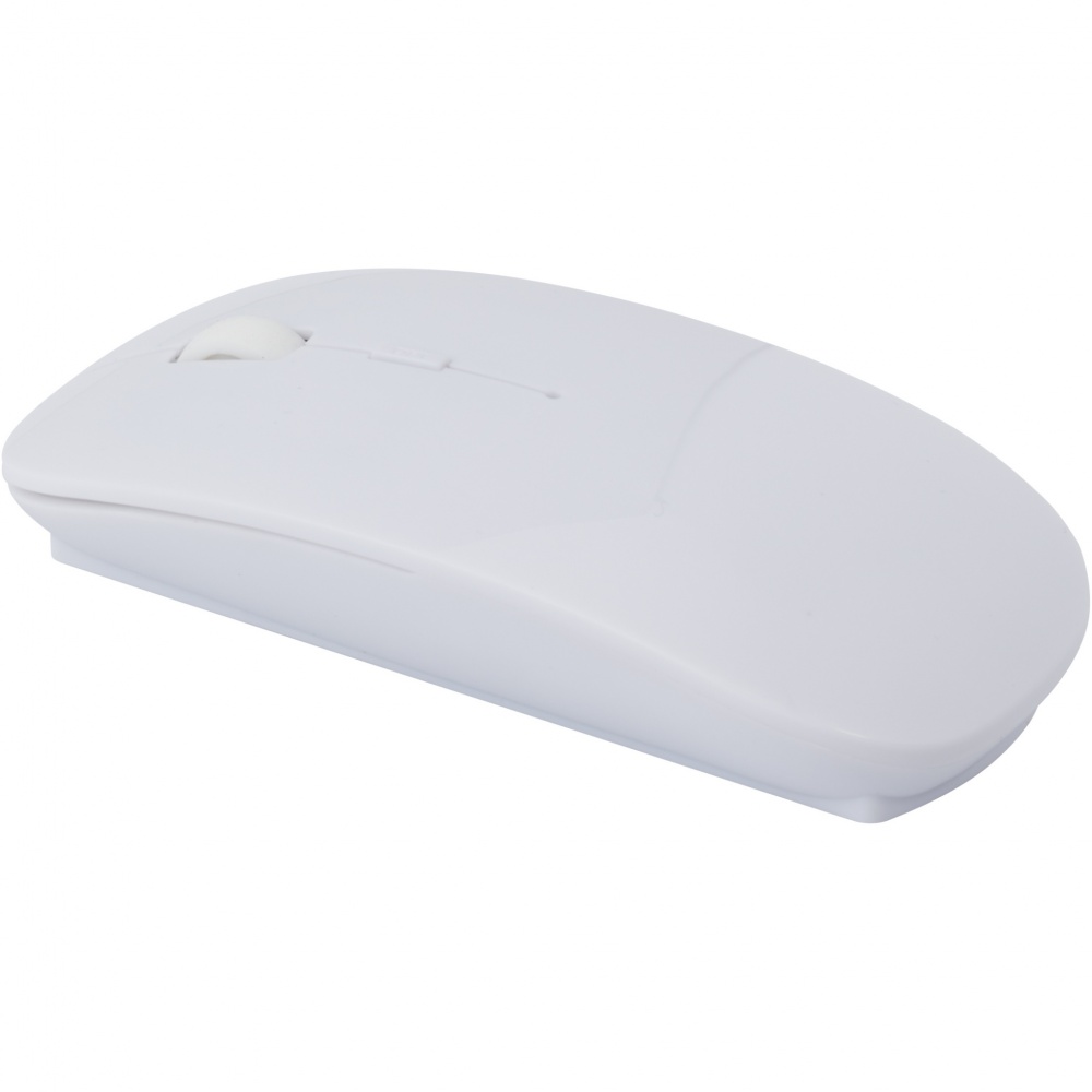 Logo trade business gift photo of: Menlo RCS recycled plastic wireless mouse 